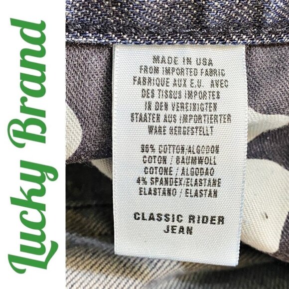 LUCKY BRAND Classic Rider Bootcut Mid Rise Jeans, Size 8 - Picture 9 of 14